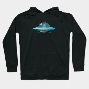 UFO with Alien Hoodie